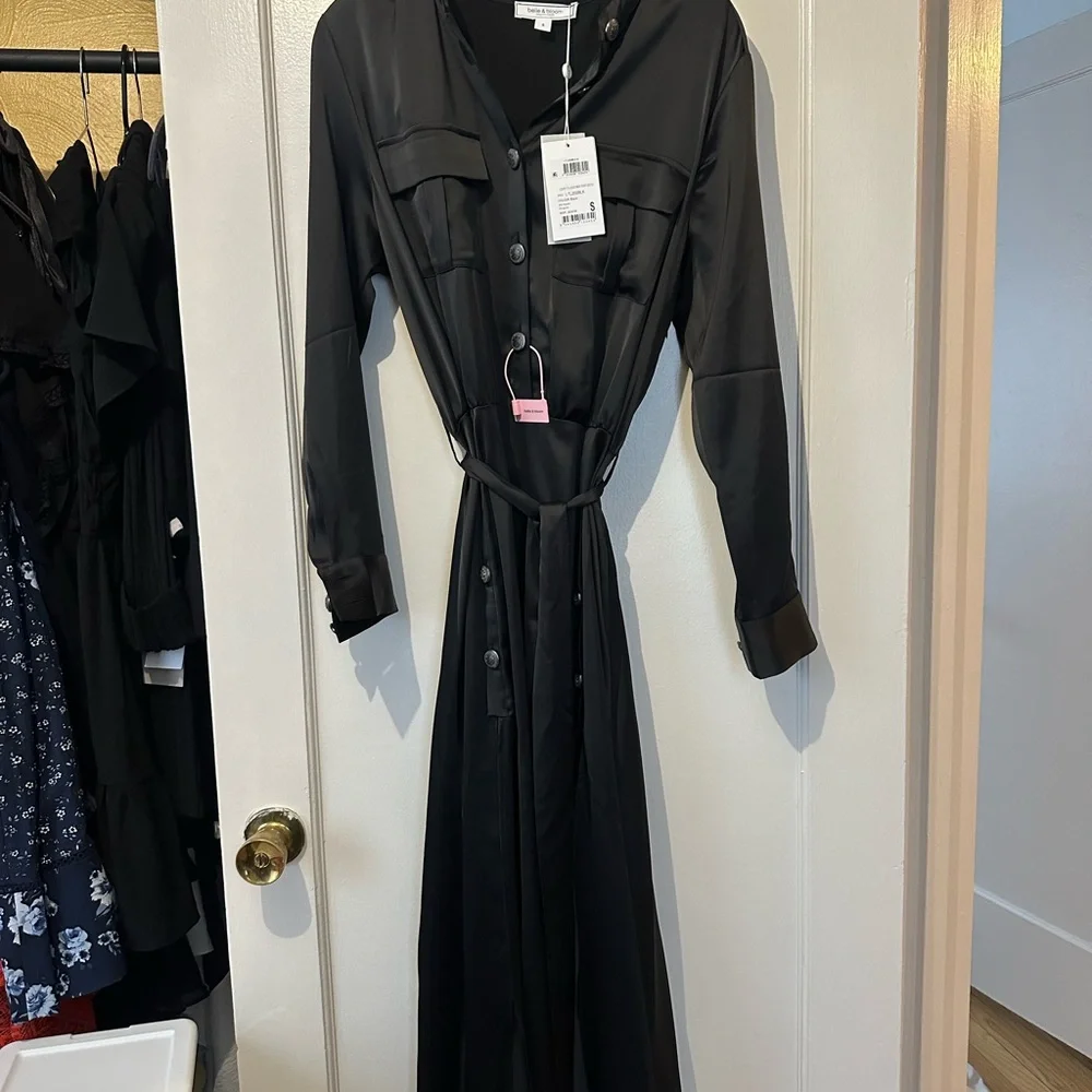 Silky shirt dress - Picture 4 of 6